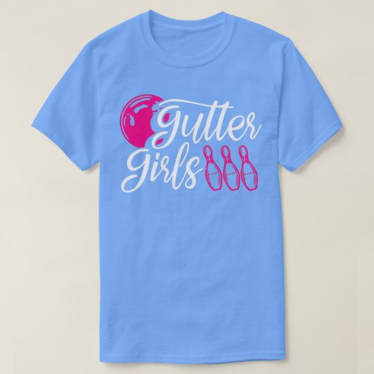 Gutter Girls Bowling T T-shirt (Design voorkant)