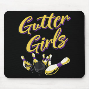 Gutter Girls, Fun Women Girls Bowling Team Name Muismat
