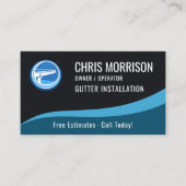 Gutter Installation Service  Visitekaartje (Voorkant)