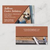 Gutter reparatie onderhoud reinigen visitekaartje (Voorkant / Achterkant)