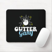 Gutterbende Grappig Bowling Team Club Coach Bowler Muismat (Met muis)