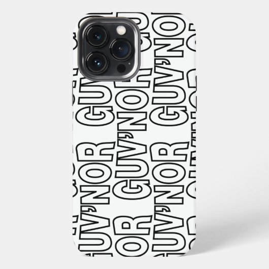 GUV'NOR iPhone HOESJE (Achterkant)