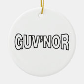 GUV'NOR KERAMISCH ORNAMENT (Voorkant)