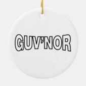 GUV'NOR KERAMISCH ORNAMENT (Achterkant)