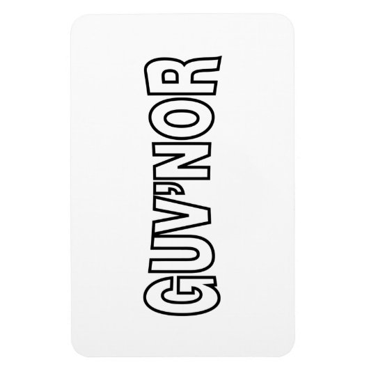 GUV'NOR MAGNEET (Verticaal)