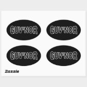 GUV'NOR OVALE STICKER (Vel)