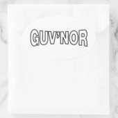 GUV'NOR OVALE STICKER (Tas)