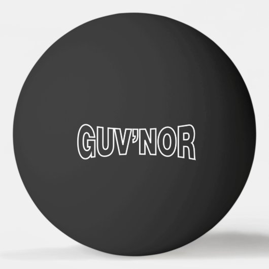 GUV'NOR PINGING PONG BALL (Achterkant)
