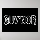 GUV'NOR POSTER (Voorkant)