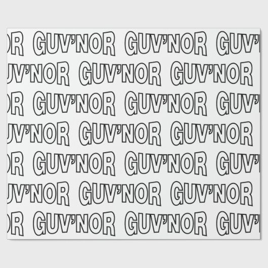 GUV'NOR WRAPPING PAPIER (Vlak)