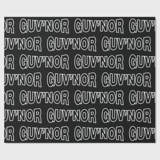 GUV'NOR WRAPPING PAPIER (Vlak)