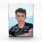 Guy Afstudeerder Modern Afstuderen Aangepast Fotoblokken (Voorkant)