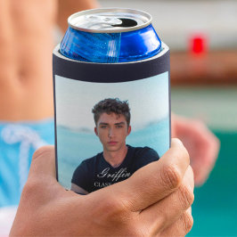 Guy Afstudeerder Modern Afstuderen Aangepaste foto Blikjeskoeler