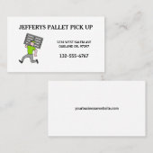 Guy Cartoon van Professional Wood Pallet Visitekaartje (Voorkant / Achterkant)