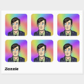 Guy Classic Round Sticker (Vel)