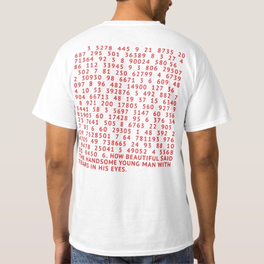 Guy De Cointet tekeningen T-shirt (Achterkant)