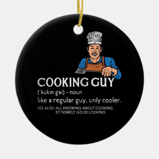 Guy Definition koken Keramisch Ornament (Voorkant)