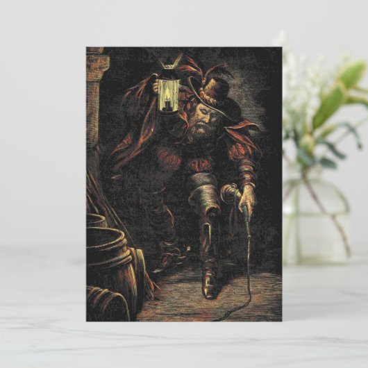 Guy Fawkes: Rebellion buskruit plot en verraad Kaart (Staand voorkant)