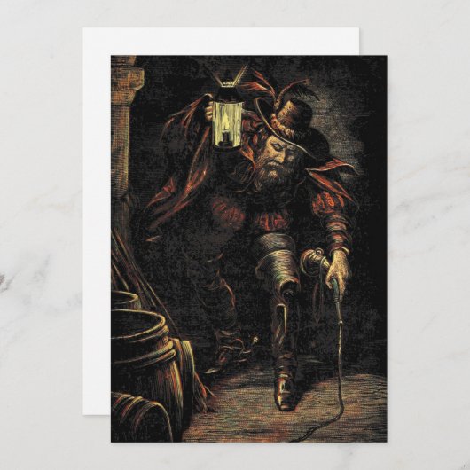 Guy Fawkes: Rebellion buskruit plot en verraad Kaart (Voorkant / Achterkant)