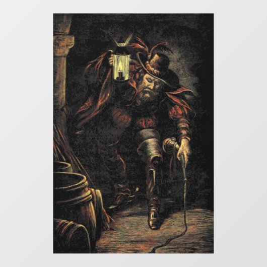 Guy Fawkes: Rebellion buskruit plot en verraad Raamsticker (Vel)