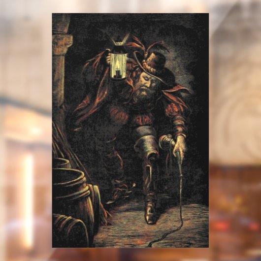 Guy Fawkes: Rebellion buskruit plot en verraad Raamsticker (Vel 2)