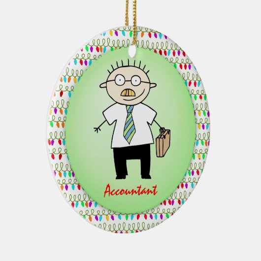 Guy Funny Personalized Keramisch Ornament (Rechts)