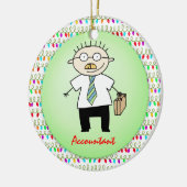 Guy Funny Personalized Keramisch Ornament (Links)