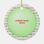 Guy Funny Personalized Keramisch Ornament (Achterkant)