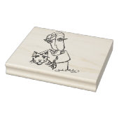 Guy & Kat Wood Art Stamp Rubberstempel (Stempel)