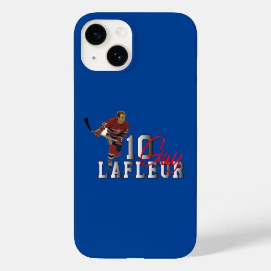 Guy Lafleur Ice Hockey Legend Case-Mate iPhone Case (Achterkant)