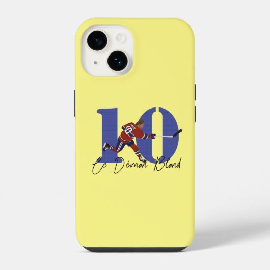Guy Lafleur ijshockeylegende iPhone Hoesje (Achterkant)