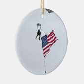 Guy Ornament, militair parachute Keramisch Ornament (Rechts)