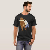 Guy Punching Bear (2) T-shirt (Voorkant volledig)