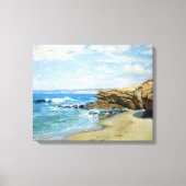 Guy Roos La Jolla Beach Canvas Afdruk (Voorkant)