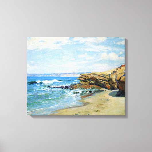 Guy Roos La Jolla Beach Canvas Afdruk (Voorkant)