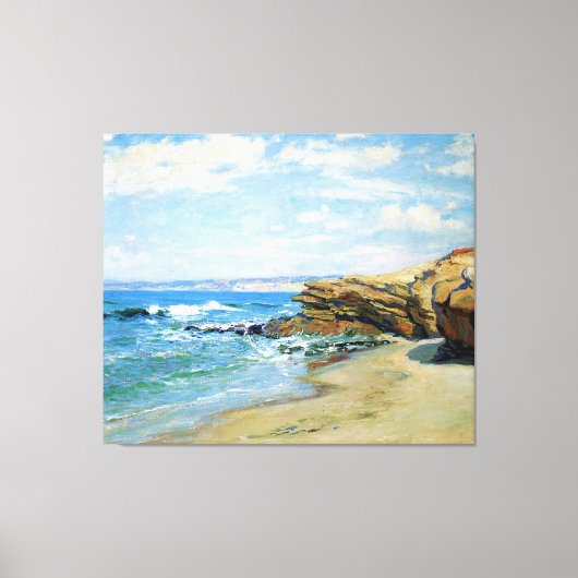 Guy Roos La Jolla Beach Canvas Afdruk (Voorkant)