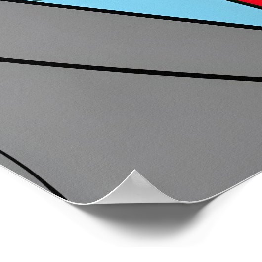 Guy saying OK Pop Art Poster (Hoek)