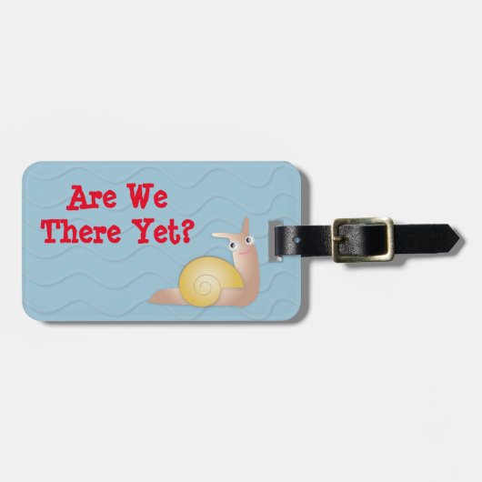 Guy Snailey Bagagelabel (Voorkant horizontaal)