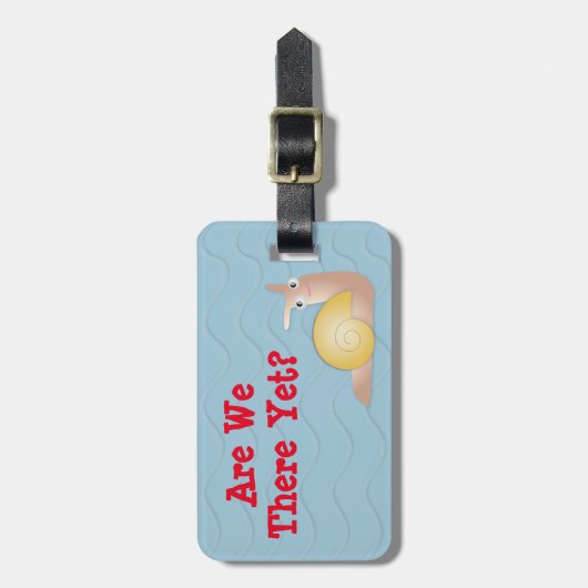 Guy Snailey Bagagelabel (Voorkant verticaal)