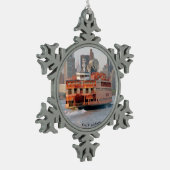 Guy V. Molinari-bal of sneeuwvlokje ornament (Links)