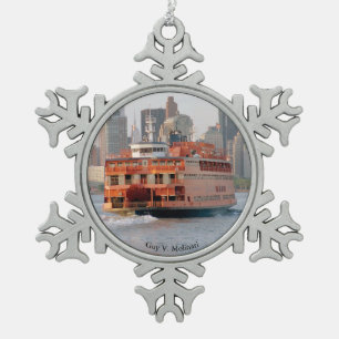 Guy V. Molinari ball of snowflake ornament