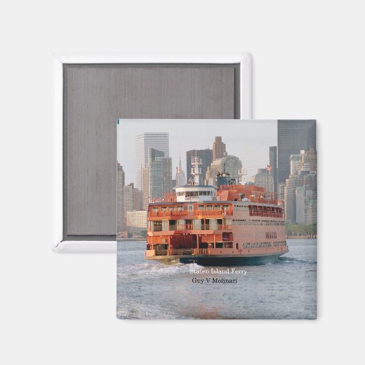 Guy V. Molinari magnet (Voorkant / Achterkant)