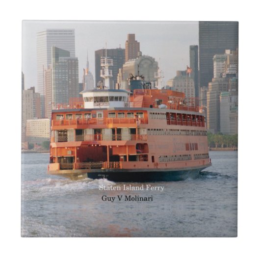 Guy V. Molinari-tegel Tegeltje (Voorkant)