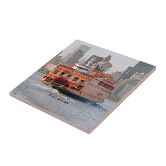 Guy V. Molinari-tegel Tegeltje (Zijkant)