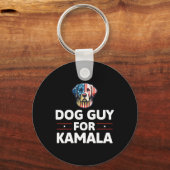 Guy voor Kamala Stem Blauw Sleutelhanger (Voorkant)