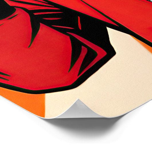 Guy with Camera Pop Art Poster (Hoek)