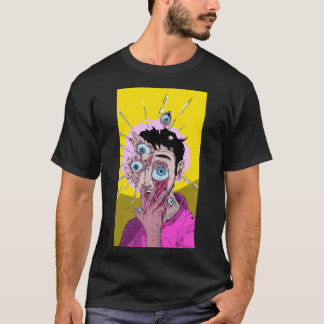 Guy with more eyes that normal t-shirt