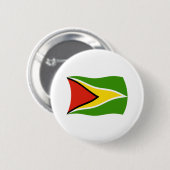Guyaanse Vlag Knop Ronde Button 5,7 Cm (Voorkant /achterkant)