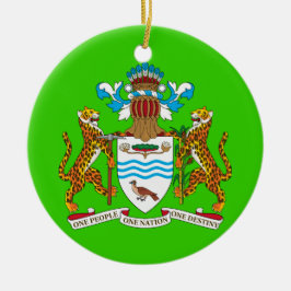 GUYANA* Aangepaste kerstversiering Keramisch Ornament