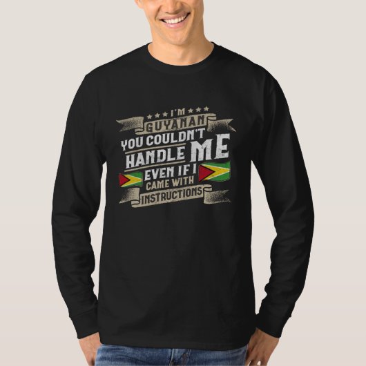 Guyana Accessories Guyanese Flag Men & Women T-shirt (Voorkant)